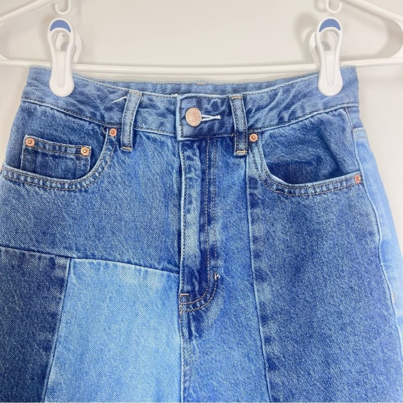 Pacsun 90's Boyfriend Patch High Rise Jeans Size 25 - Picture 4 of 11
